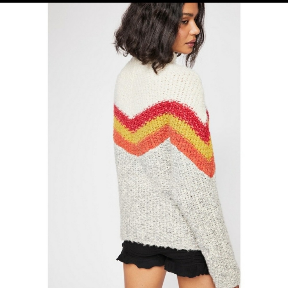 Free People Turn Around Sweater Tunic Size XS - Picture 8 of 9